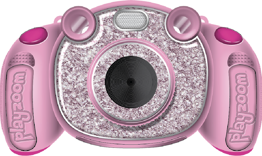 Playzoom SnapCam kids digital camera front view in durable housing