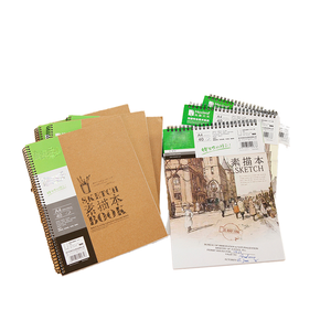 100-Sheet Spiral Bound 9x12 Hardcover Sketch Pad