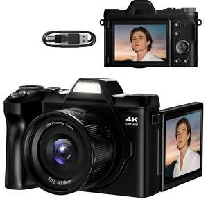 4K Digital Camera with 180 Flip Screen