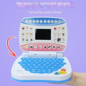 Mini Plastic LED Display Screen Simulation Laptop Kids Learning Machine