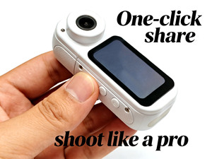 Wireless Bluetooth Remote Control Wearable Sports Camera
