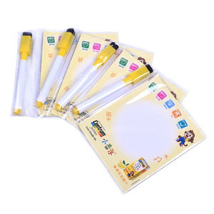 Kids Cheap Drawing Toys Light Painting Writing Board Magic Slate Boards with Promotional Fridge Magnets