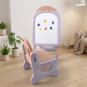 Low Mass Sustainable Plastic Magnetic Scribble Pad Child Art Easel Magic Reusable Slate