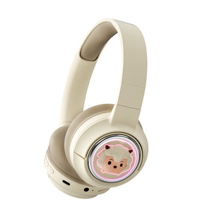 2024 New Over Ear Headset Wireless Cartoon Toys Type-C Kids Child Children Headphone