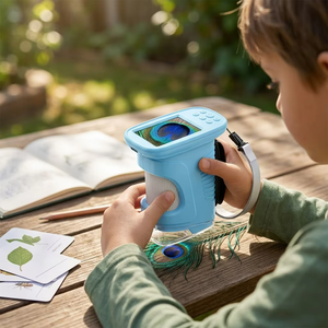 Portable Handheld Digital Magnifier 1000X HD Photo Video Pocket Real Mini Children Kids Microscope Camera Toy