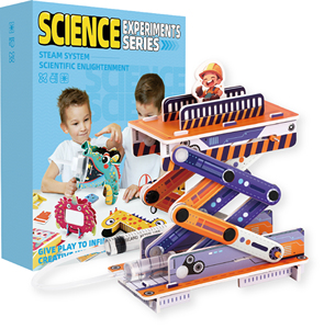 Handmade Single Layer Hydraulic Lift DIY STEM Toys Science Kit