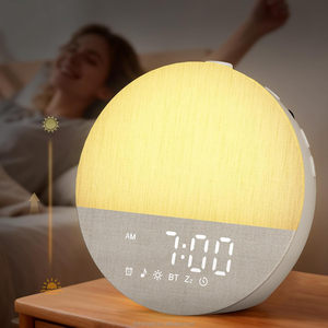 Sunrise Alarm Clock with White Noise, Gradual Wake-up Light, Anxiety Relief, Dimmable Bluetooth Memory, 30 Sleep Sounds