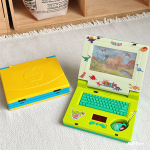 Baby Educational Learning Machines Simulation Notebook With Light Music Keyboard Mini Computer