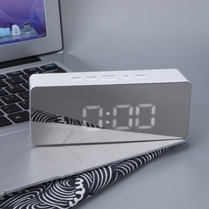 Best Price Led Mirror Clock Big Digital Display Smart Table Clocks Electronic Alarm Clock For Students Time Date Temperture